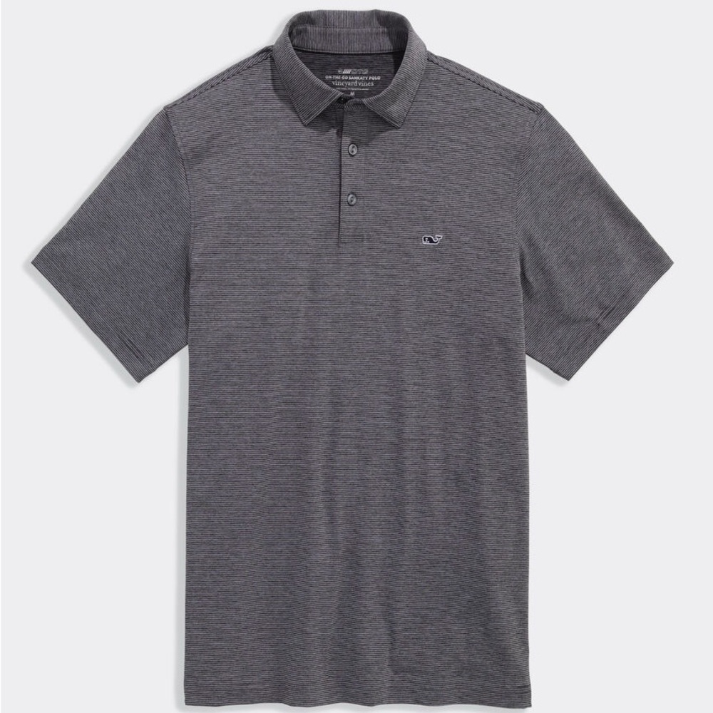 Vineyard Vines Performance St. Jean Stripe Sankaty Polo